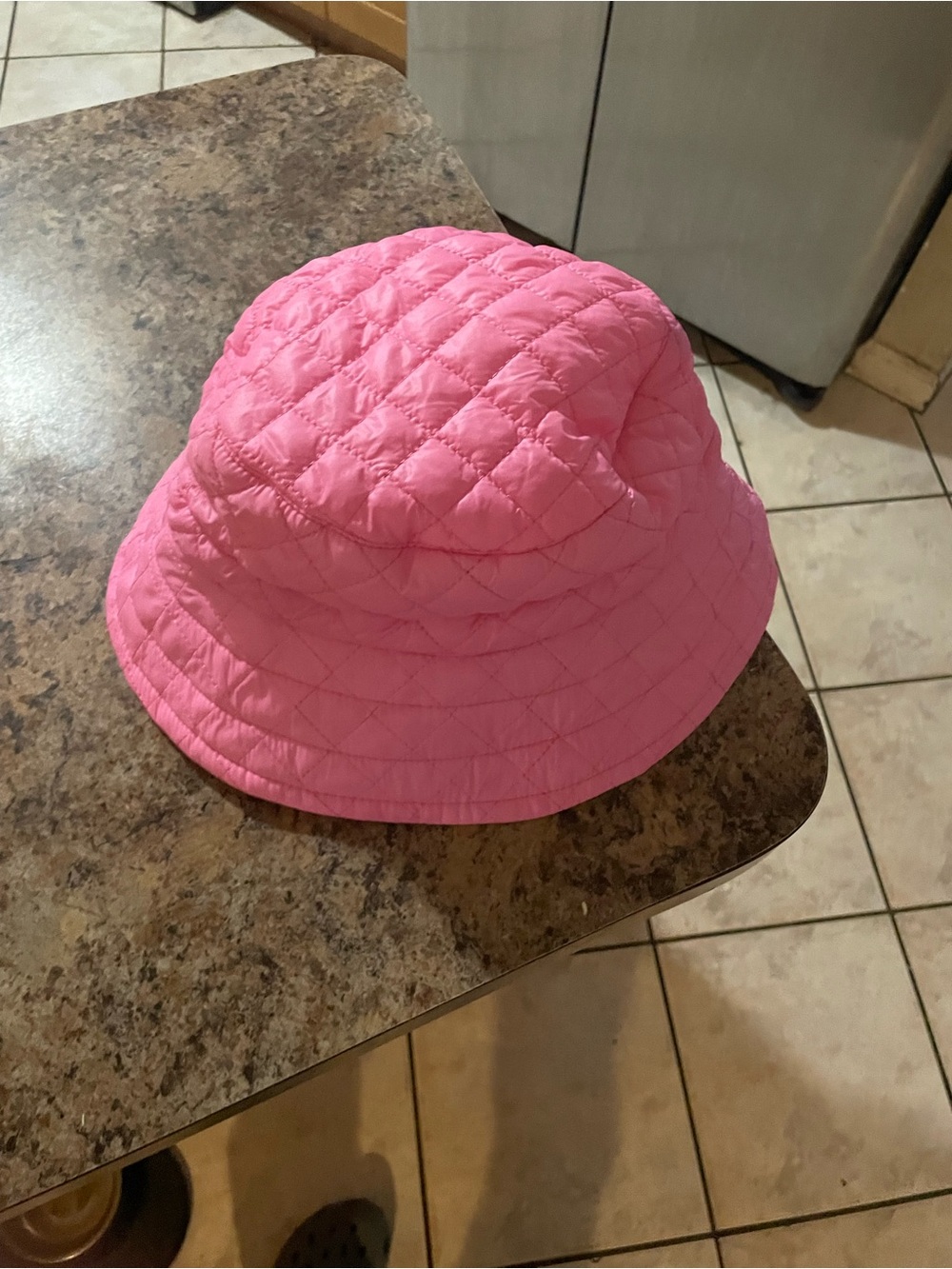 Fashion Nova Quilted Pink Bucket Hat